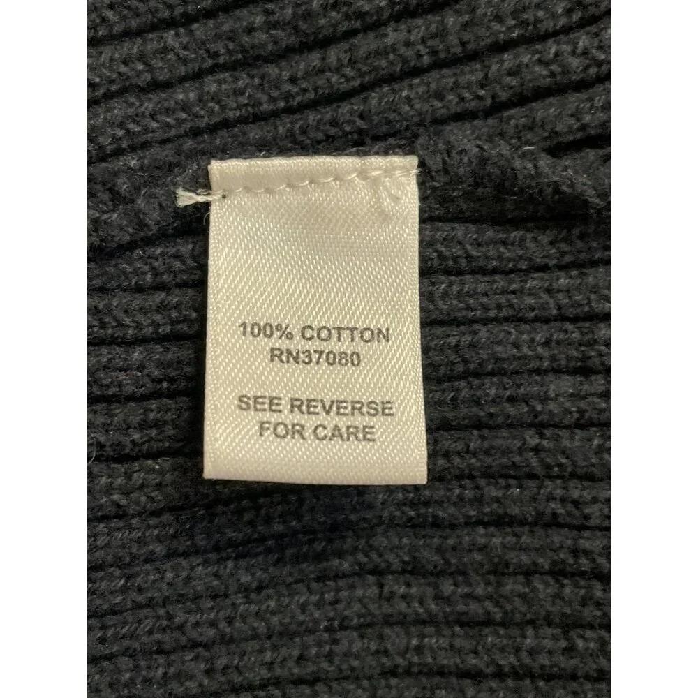 Cato Womens Size Medium Black Open Front Cardigan Sweater - Picture 7 of 8